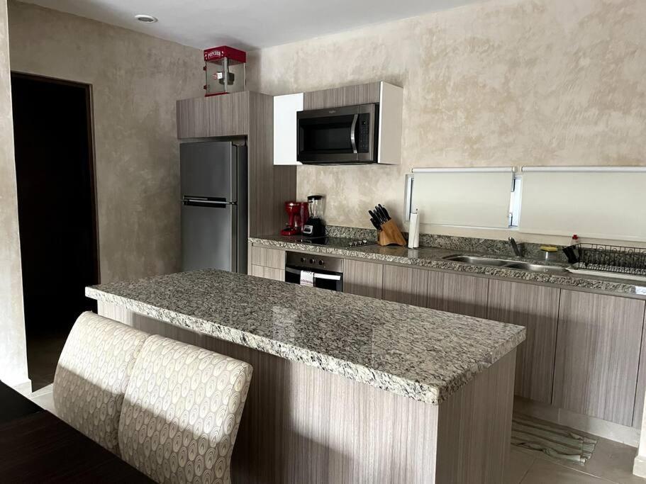 Departamento Dentro De Aldea Zama Apartman Tulum Kültér fotó